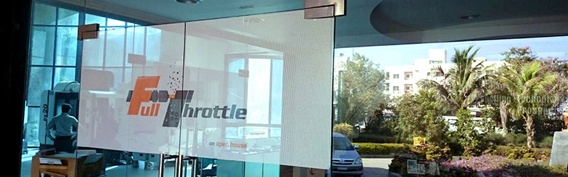 Jyoti announcing the kick start of “ Full Throttle, An Open House” Jyoti announcing the kick start of “ Full Throttle, An Open House”