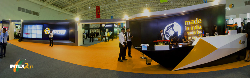 Mesmerizing Imtex 2017 with Jyoti Pavilion.