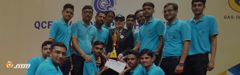 Jyoti won 2 gold medals in 30th Annual Convention on quality concept – by quality circle forum of India-Vadodara chapter. Jyoti won 2 gold medals in 30th Annual Convention on quality concept – by quality circle forum of India-Vadodara chapter.