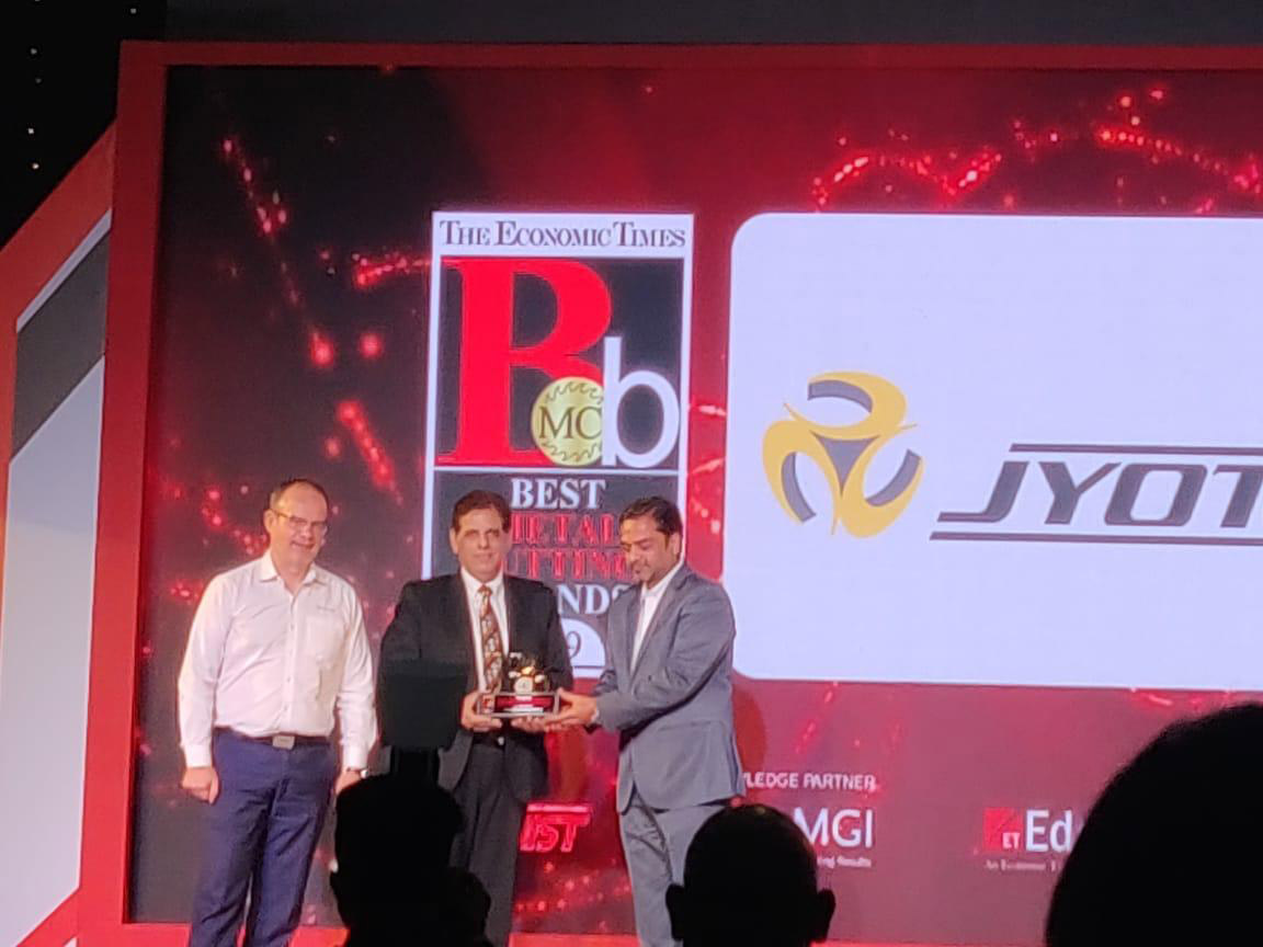 Economic Times 'The Best Metal Cutting Brand 2019'