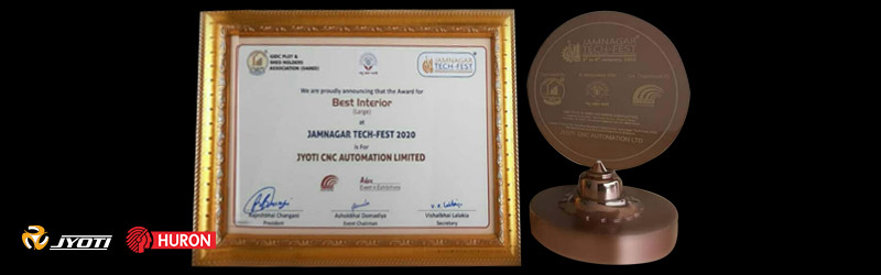 Jyoti Pavilion is awarded with "The Best Interior Award" at Jamnagar Tech-Fest Jyoti Pavilion is awarded with "The Best Interior Award" at Jamnagar Tech-Fest