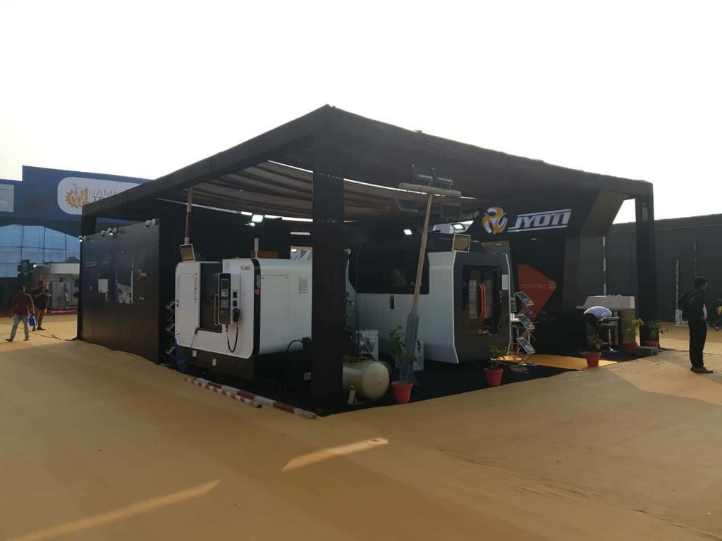 Jyoti Pavillion at Jamnagar TechFest, Jan 2020 Jyoti CNC Automation