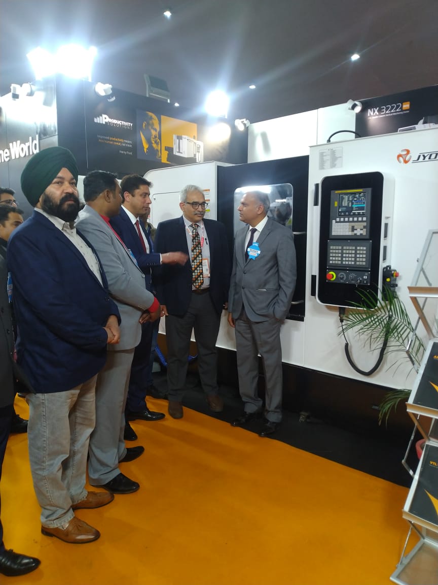 Feverish glimpses of Jyoti CNC Automation LTD at MachAuto Expo.2020, Ludhiana.