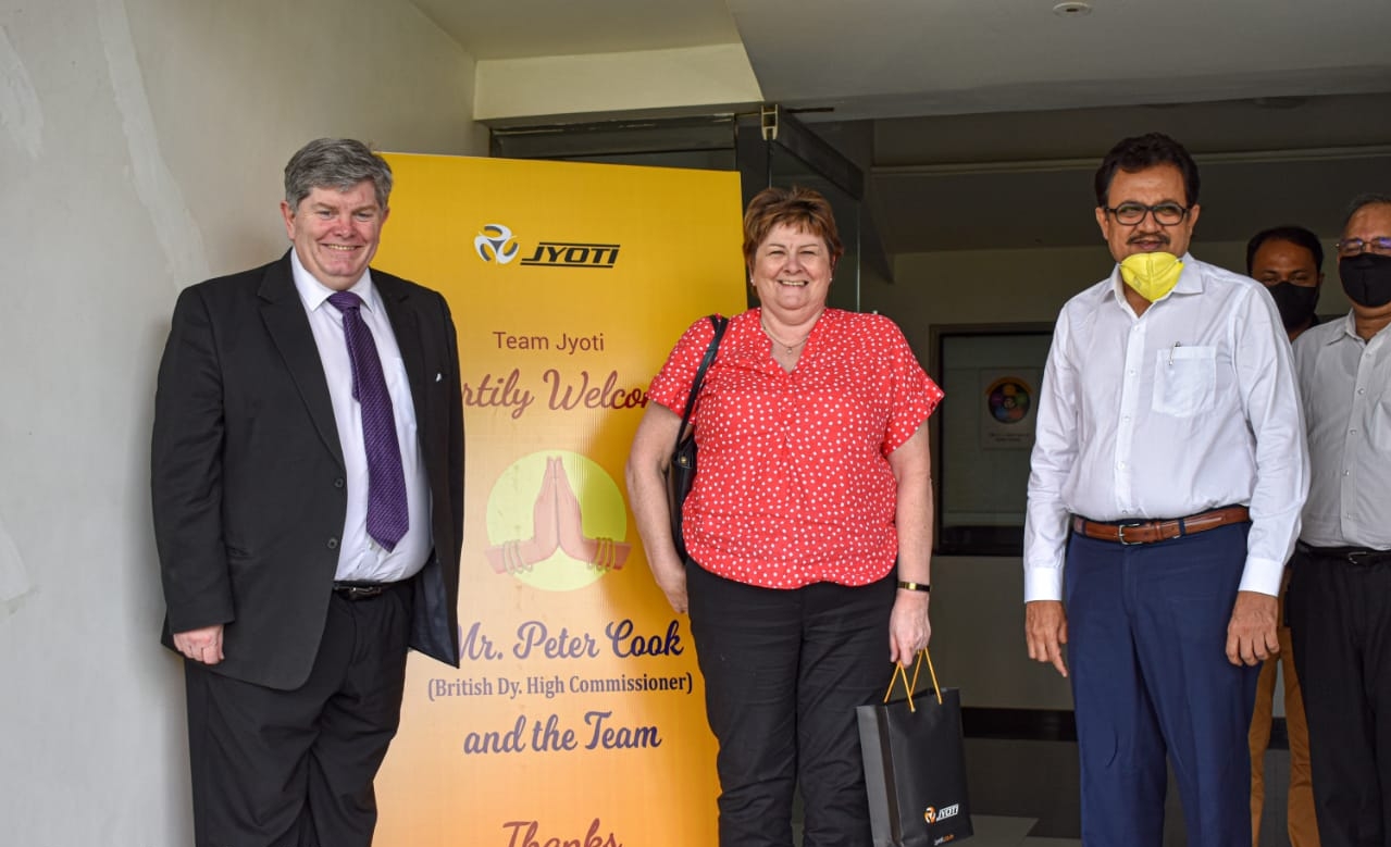 British Dy High Commissioner Mr. Peter Cook on our company visit