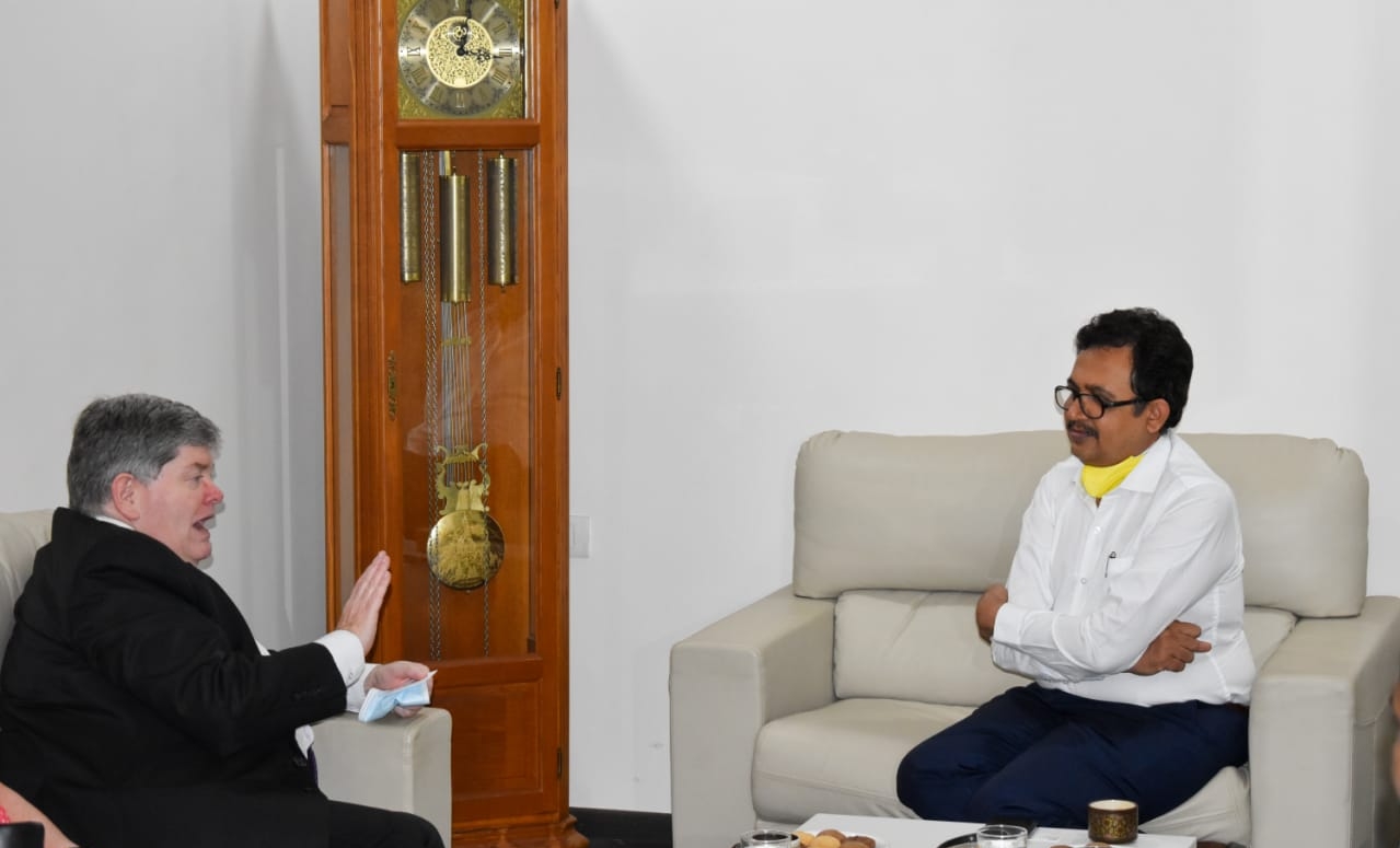 British Dy High Commissioner Mr. Peter Cook on our company visit