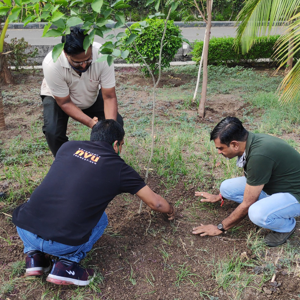 Plantation at Jyoti CNC on World Environment Day