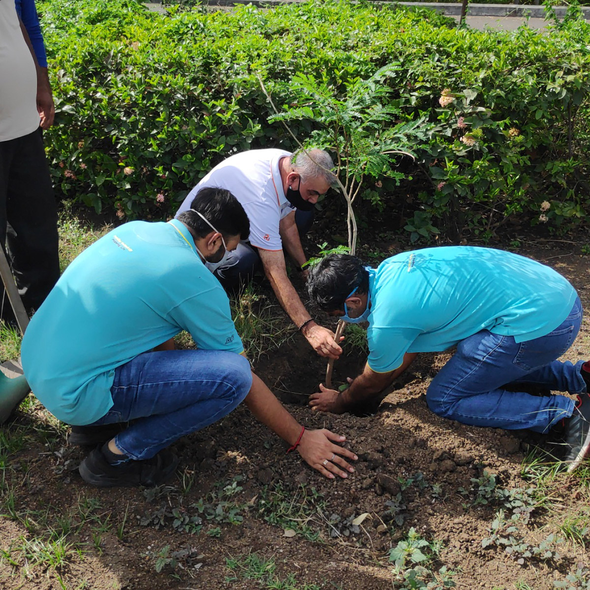 Plantation at Jyoti CNC on World Environment Day