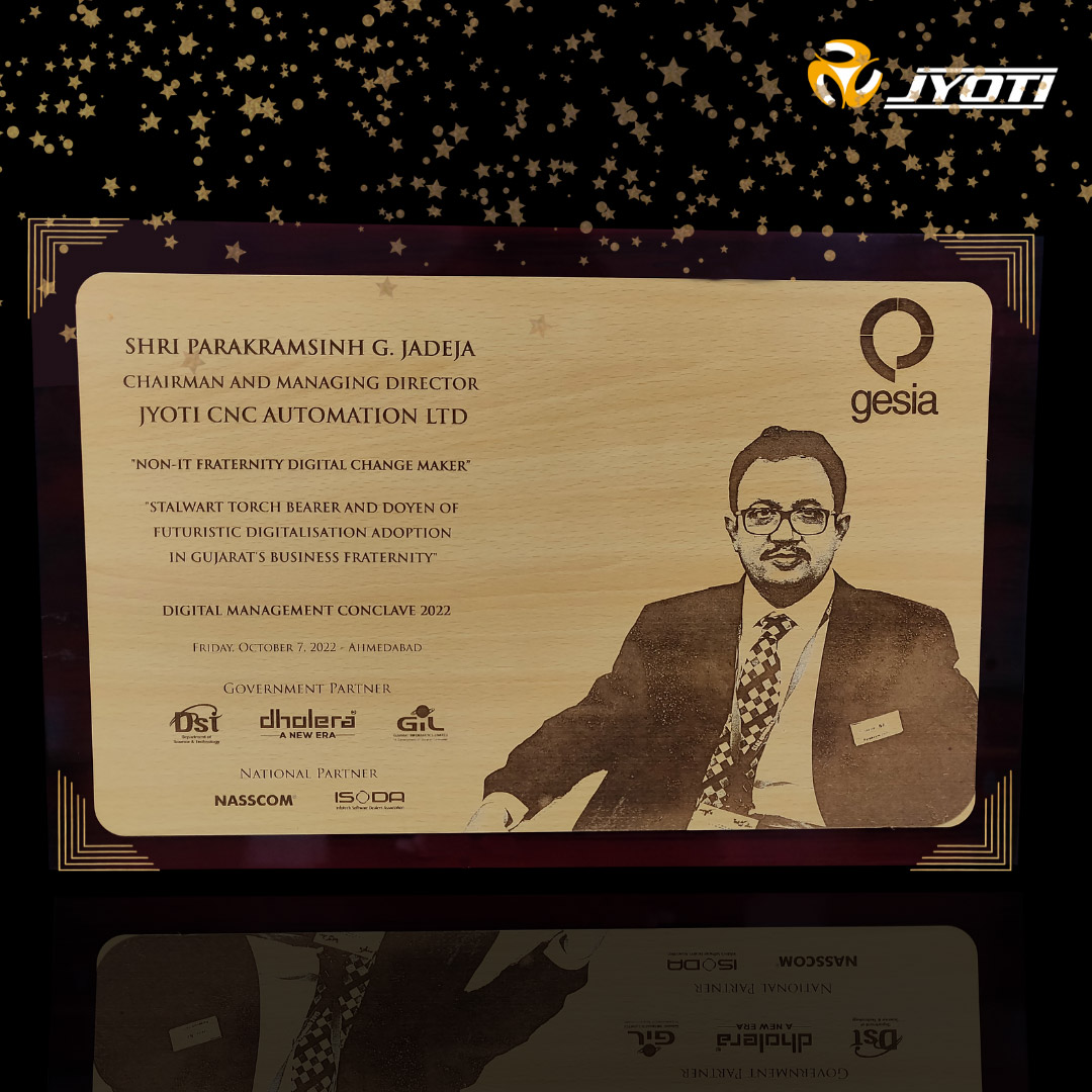 The Non-IT Fraternity Digital Change Maker at GESIA Digital Management Conclave 2022 Award