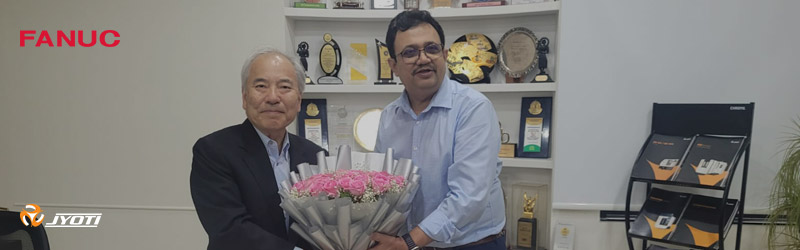 Team Jyoti is thankful and delighted to have had the honor of hosting Dr. Yashiharu Inaba, Chairman, Fanuc Japan at our factory along with a team of his senior officials.