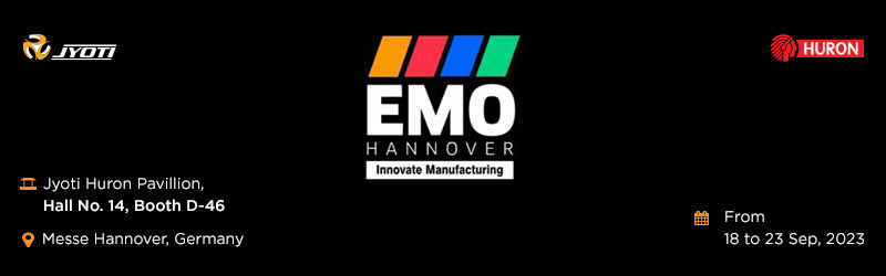 Invitation to visit us at Jyoti Huron Pavilion, EMO 2023. Invitation to visit us at Jyoti Huron Pavilion, EMO 2023.