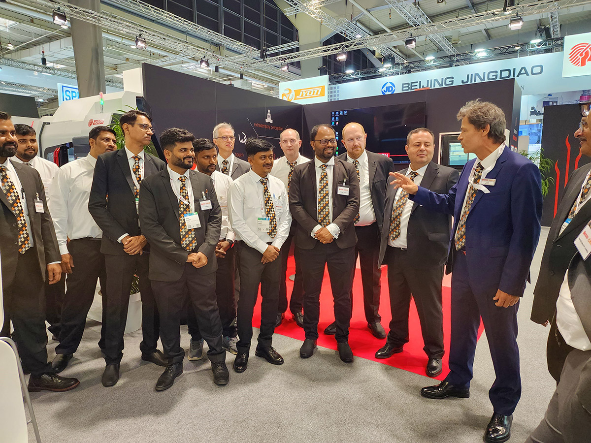 Jyoti-Huron displaying the dazzling Innovations at EMO, Hannover, Germany