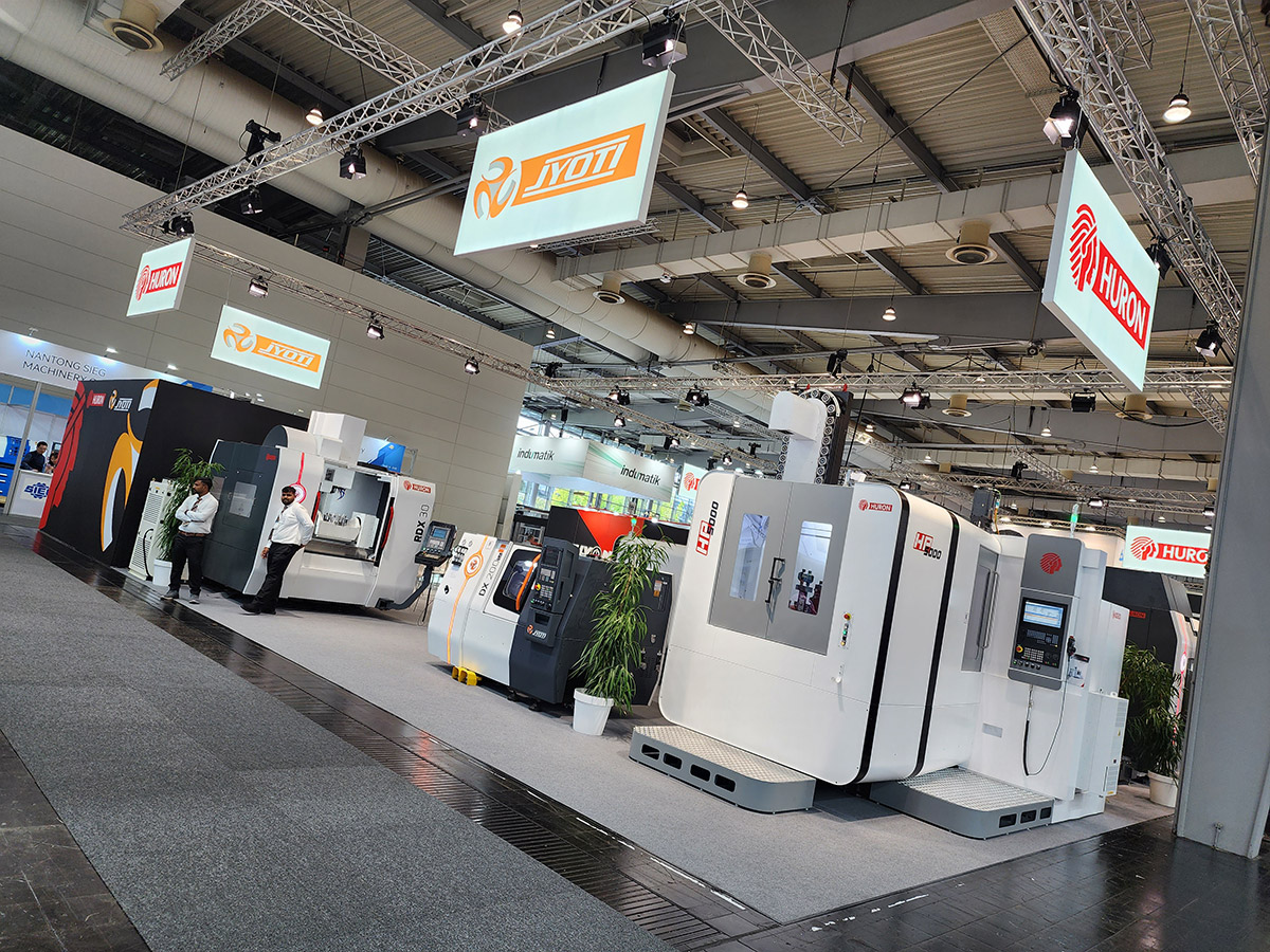 Jyoti-Huron displaying the dazzling Innovations at EMO, Hannover, Germany