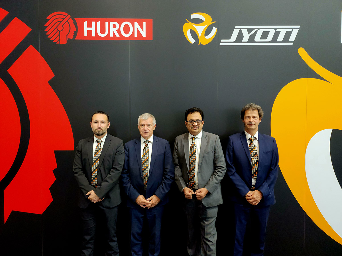 Jyoti-Huron displaying the dazzling Innovations at EMO, Hannover, Germany