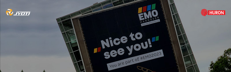 Jyoti-Huron displaying the dazzling Innovations at EMO, Hannover, Germany Jyoti-Huron displaying the dazzling Innovations at EMO, Hannover, Germany