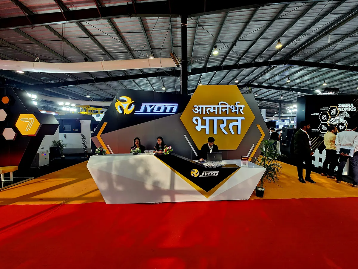 Jyoti marks its dominance through the display of innovations in metal cutting technologies at ENGIMACH'23,Gandhinagar