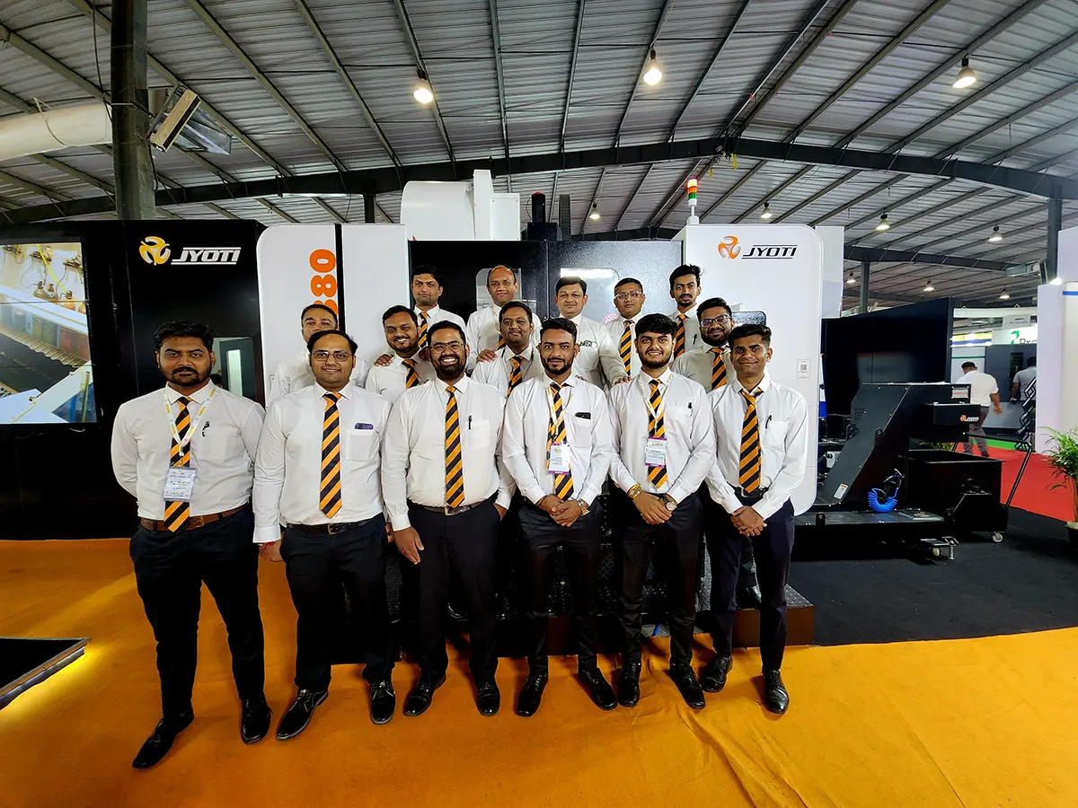 Jyoti marks its dominance through the display of innovations in metal cutting technologies at ENGIMACH'23,Gandhinagar