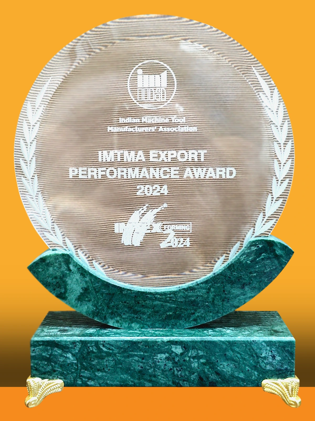 Another feather in the Cap - IMTMA Export Performance Award 2024