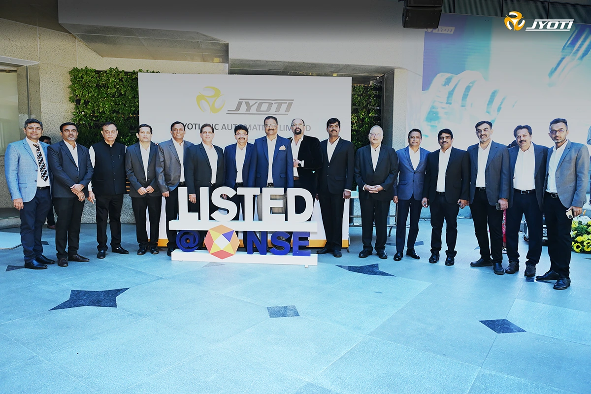 Jyoti CNC is listed on Stock Exchanges (NSE/BSE) of India