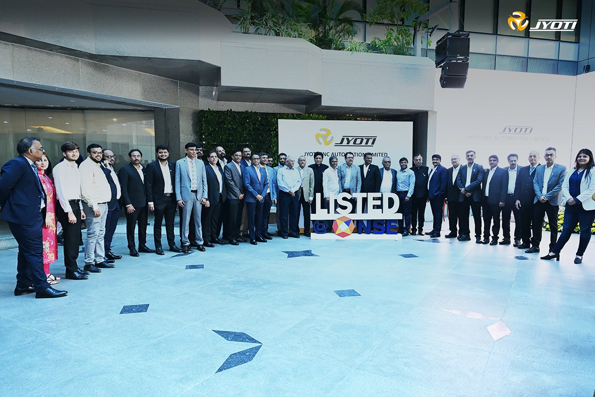 Jyoti CNC is listed on Stock Exchanges (NSE/BSE) of India