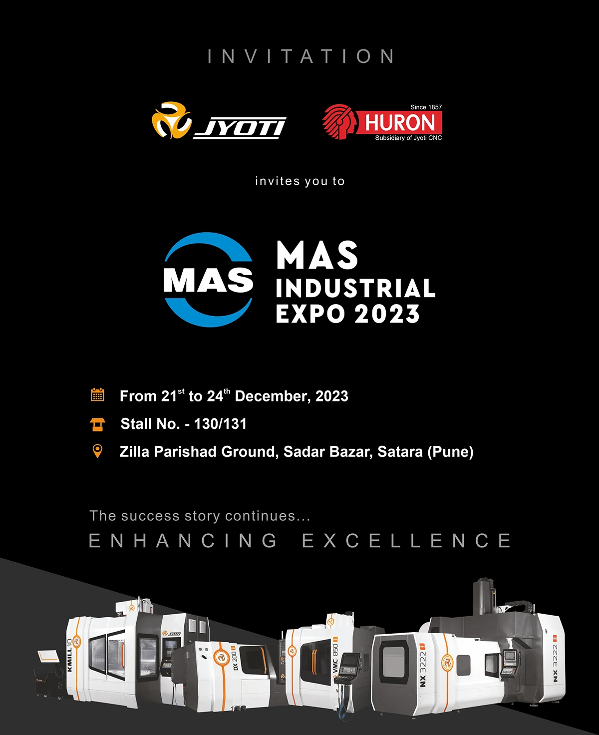 Invitation MAS Industrial Expo 2023 Satara Maharashtra Pune