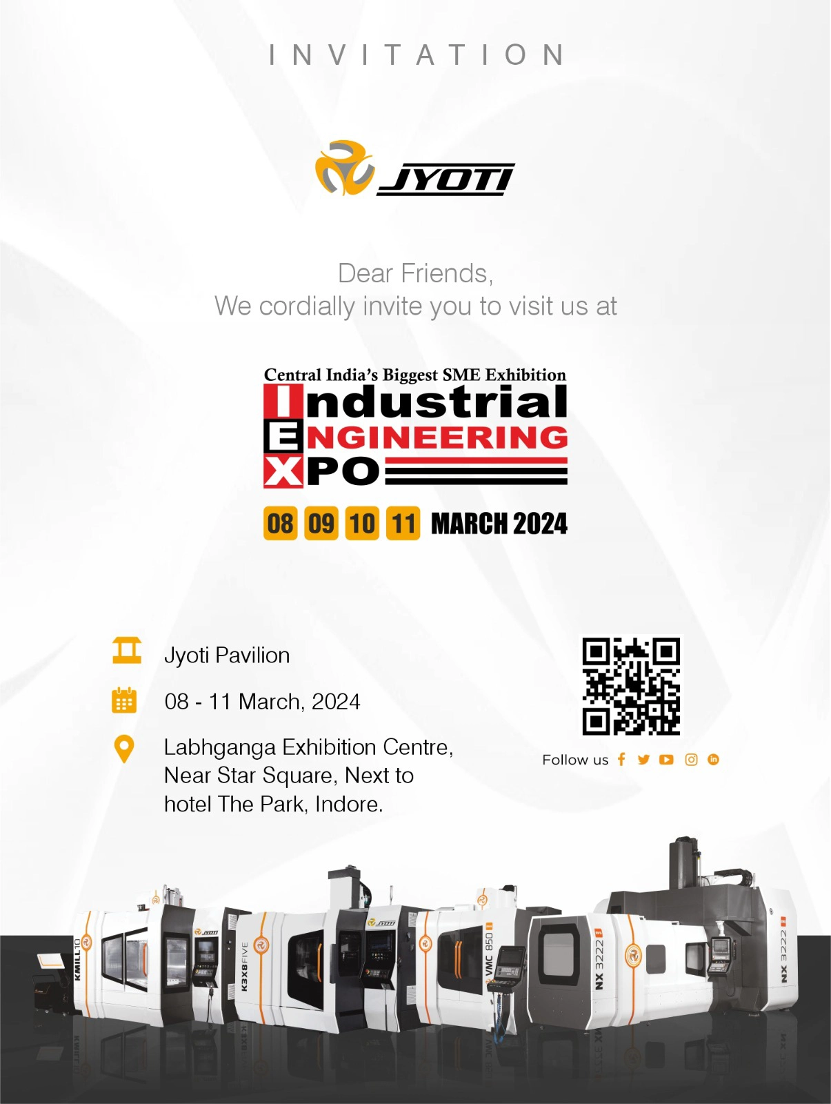 Industrial Engineering Xpo 2024, Indore Invitation