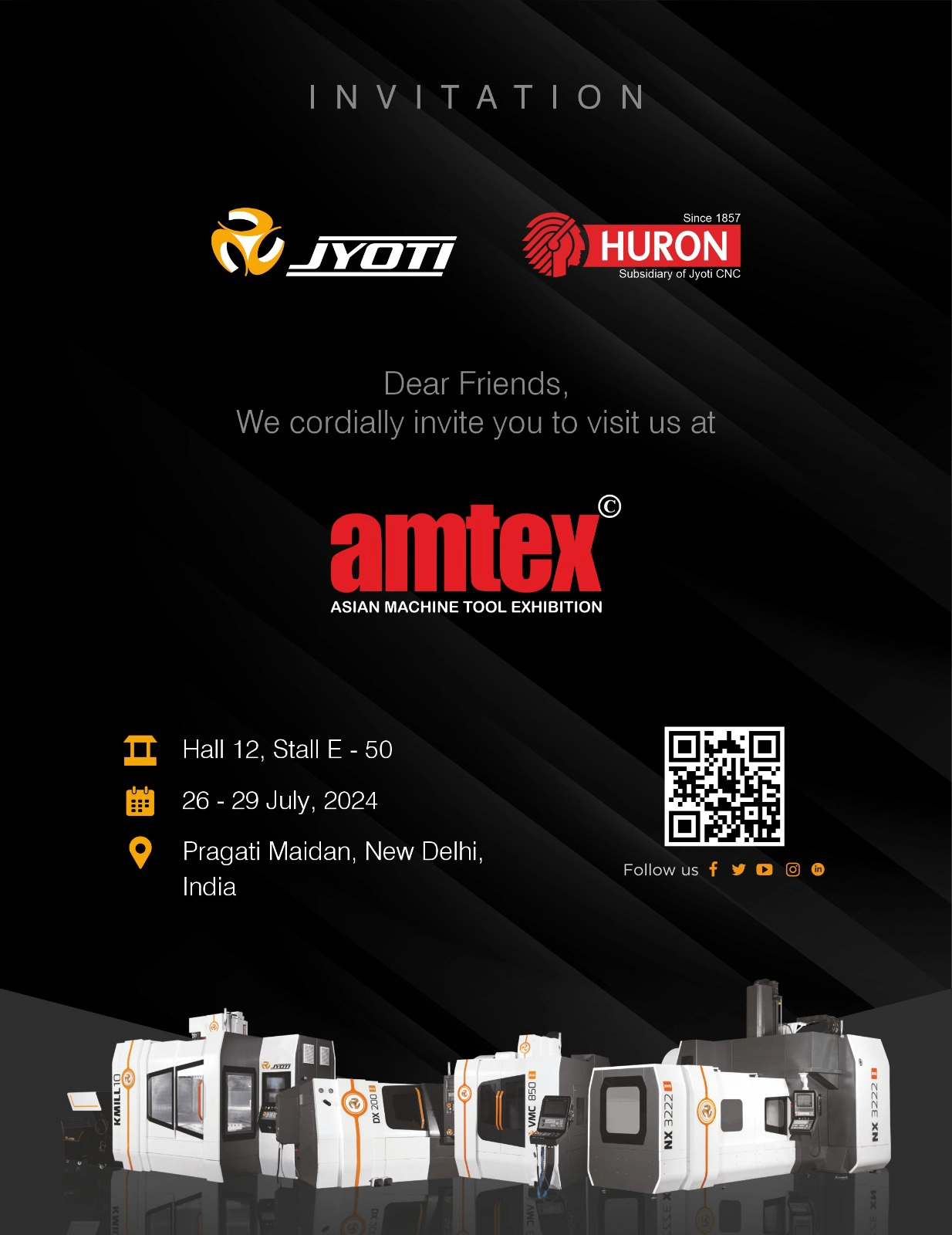 Glorious AMTEX 2024, Delhi Invitation