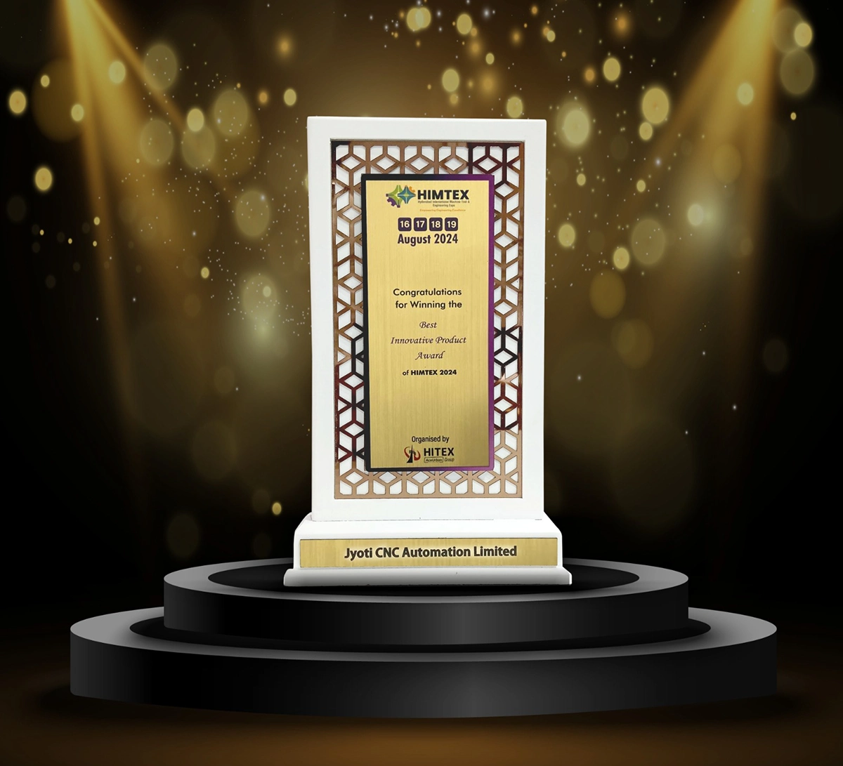 Jyoti CNC receives Best Innovative Product Award at Hyderabad International Machine Tool and Engineering Expo - HIMTEX 2024