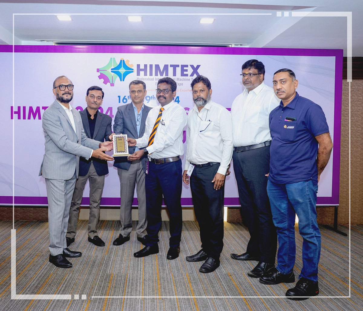 Jyoti CNC receives Best Innovative Product Award at Hyderabad International Machine Tool and Engineering Expo - HIMTEX 2024