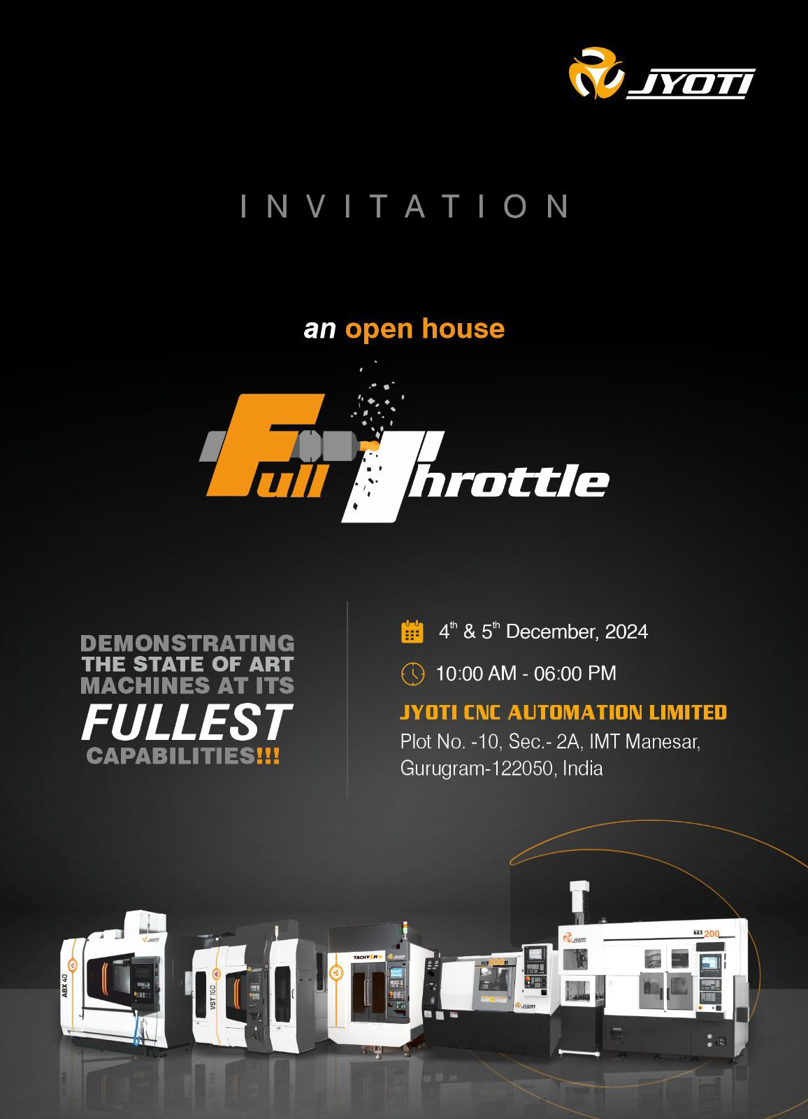 Full Throttle: an Open House @ Delhi Invitation