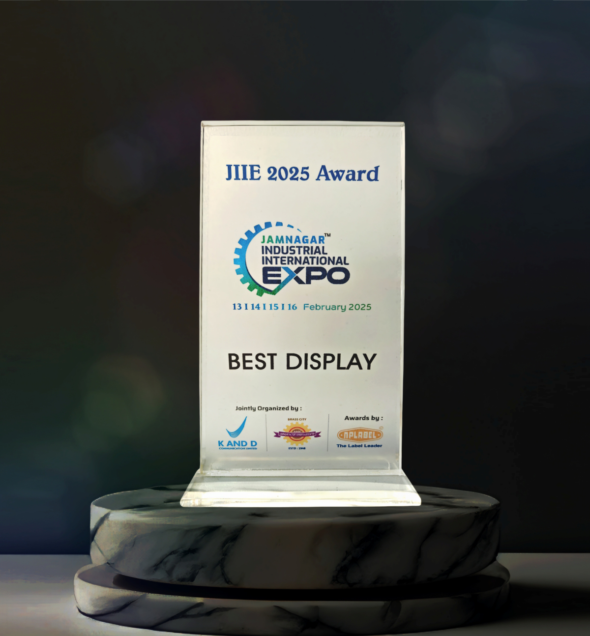 Jyoti CNC honoured with 'Best Display Award' at the Jamnagar Industrial International Expo - 2025