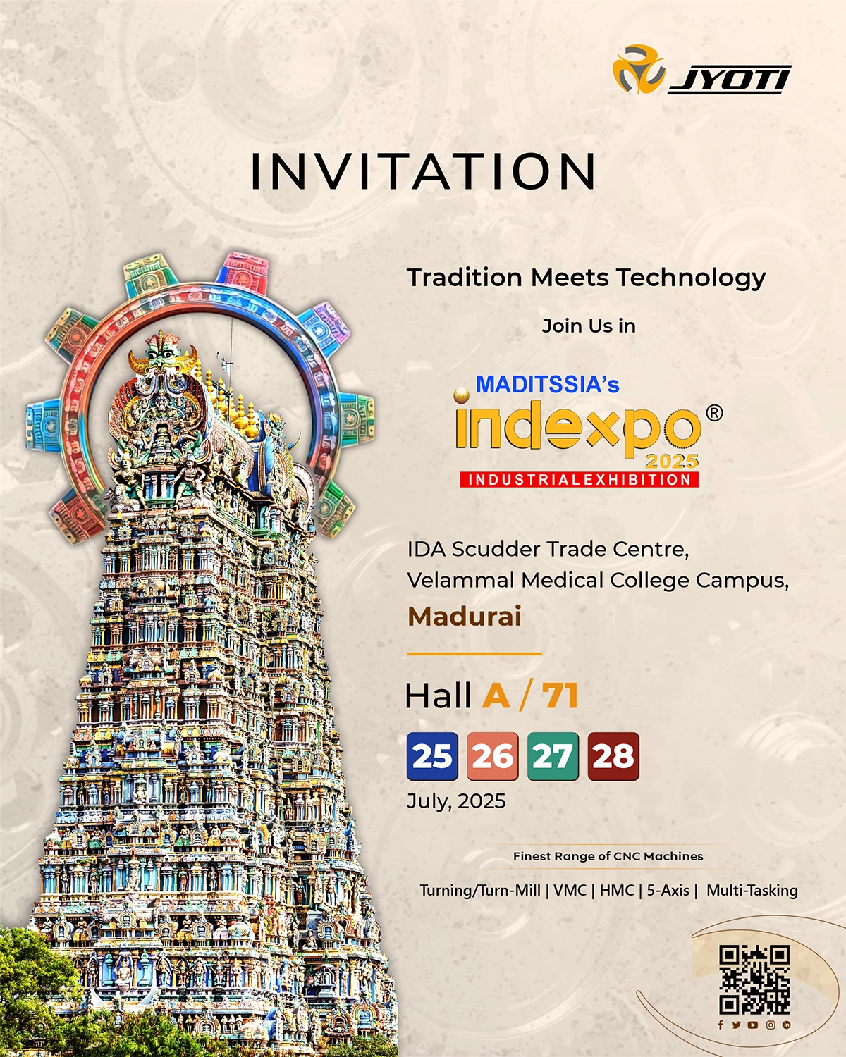 Invitation : MADITSSIA's Indexpo' 2025 @ Madurai