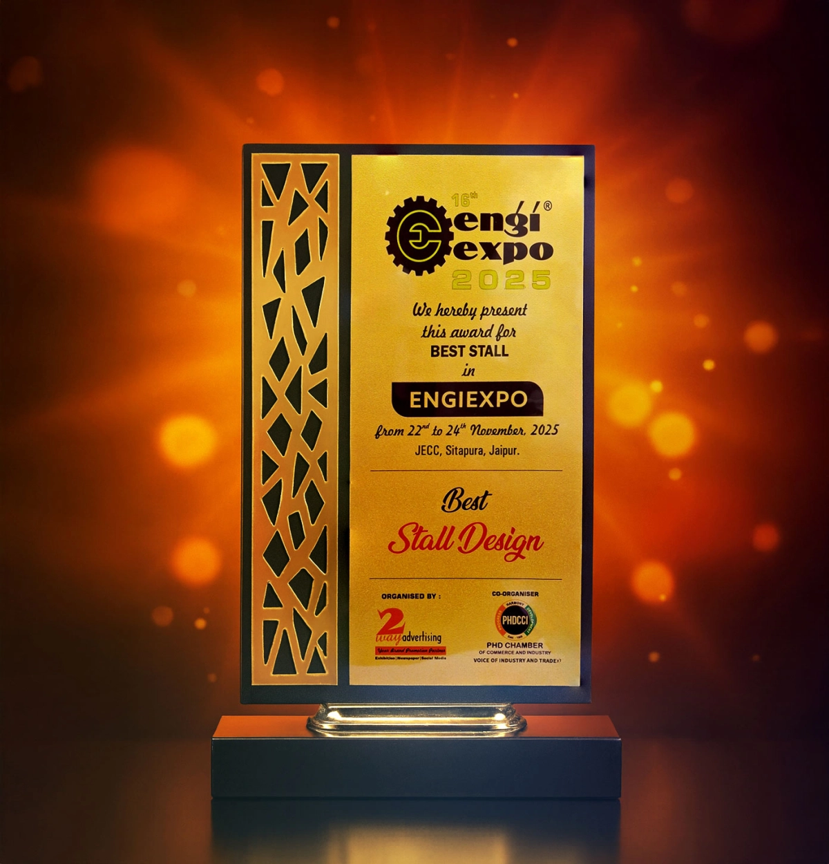 Best Stall Design Award @ Engi Expo 2025, Jaipur