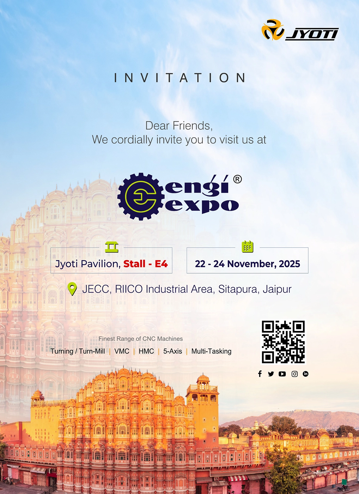 Engi Expo 2025, Jaipur Invitation