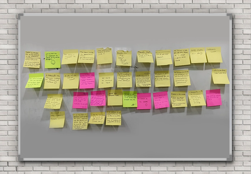 A Wall that Built with Thanks & Trust