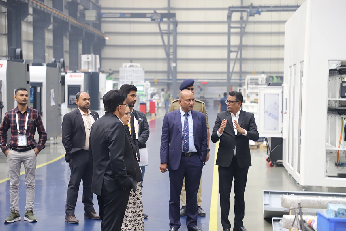 Department of Defence Production Leadership Visits Jyoti CNC plant, Rajkot