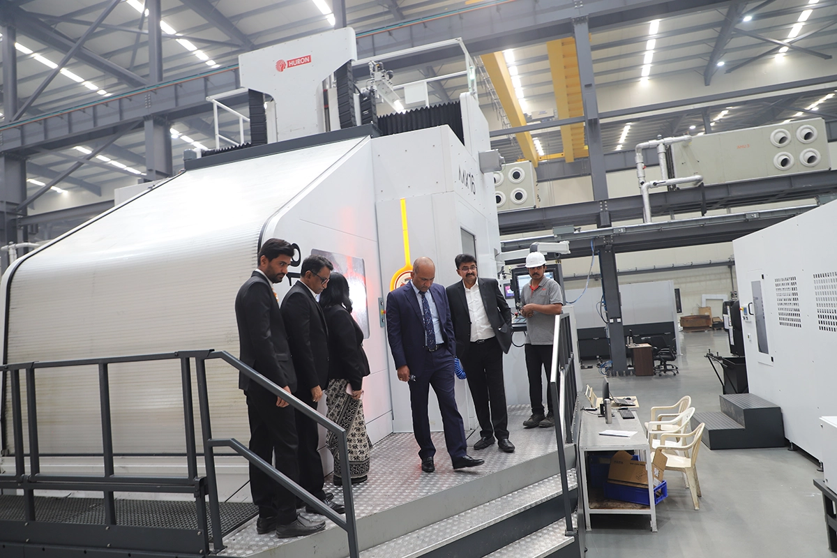 Department of Defence Production Leadership Visits Jyoti CNC plant, Rajkot