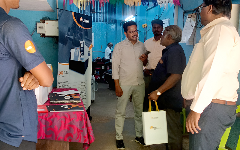 DX 135 CNC machine live demo Chennai