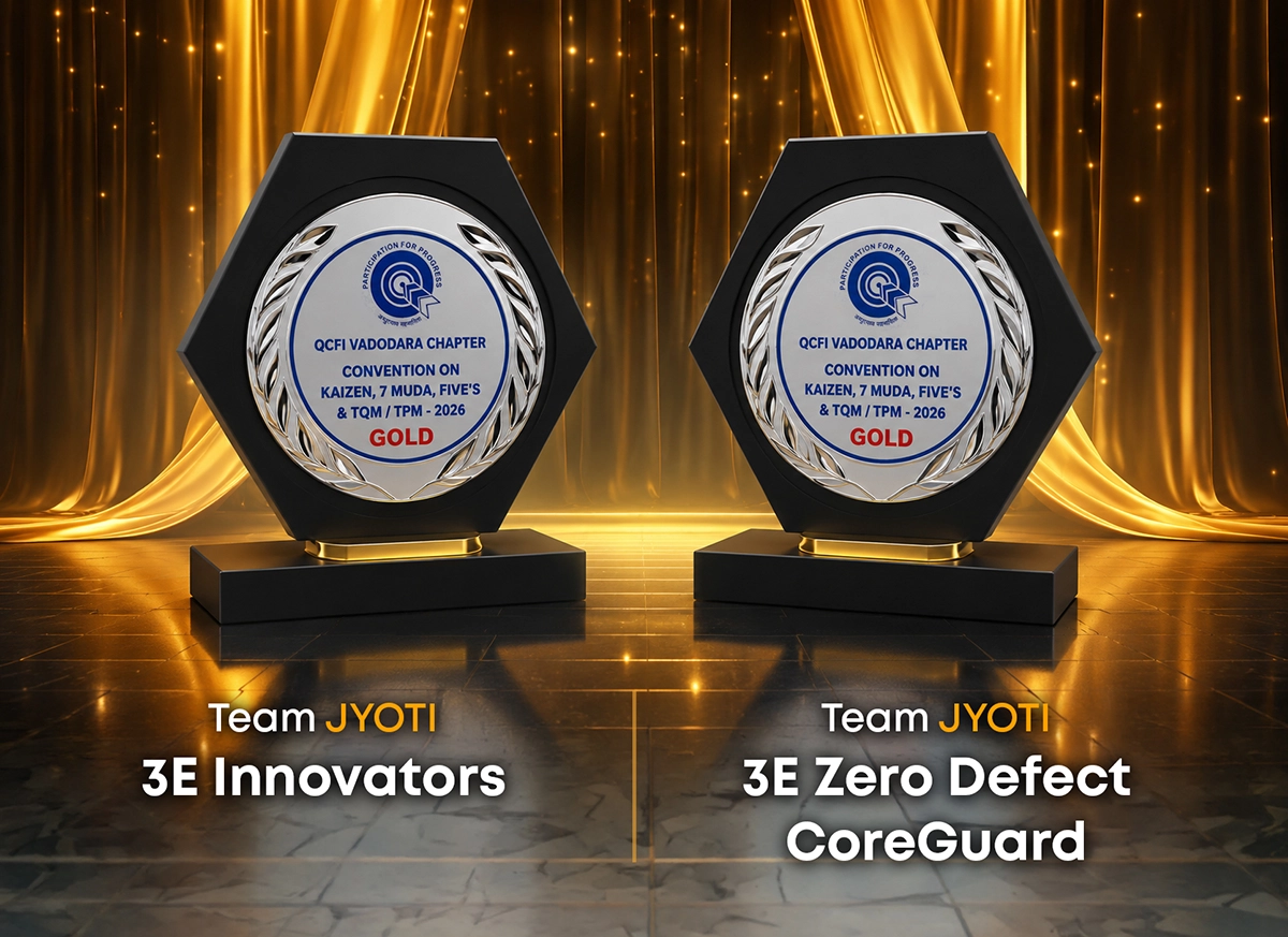 Jyoti CNC Earns Dual Gold Honour at QCFI 2026