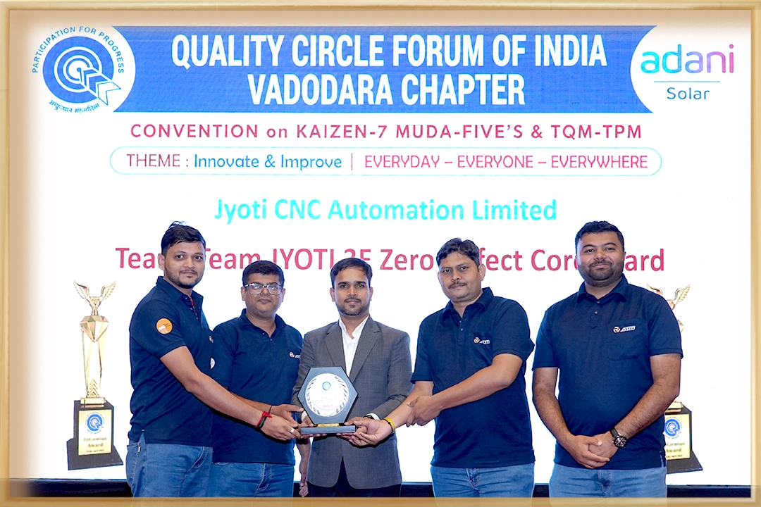 Jyoti CNC Earns Dual Gold Honour at QCFI 2026