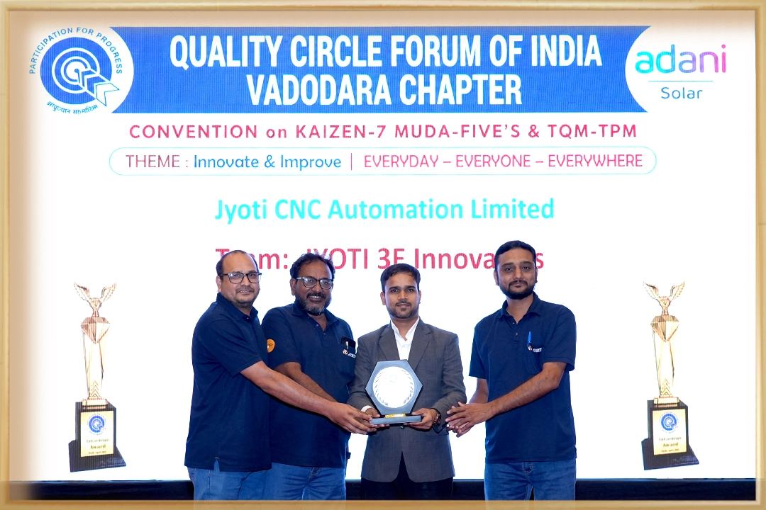 Jyoti CNC Earns Dual Gold Honour at QCFI 2026