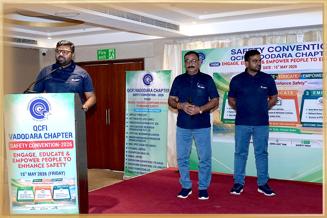 Jyoti CNC Wins Gold Medal at QCFI Safety Convention 2026