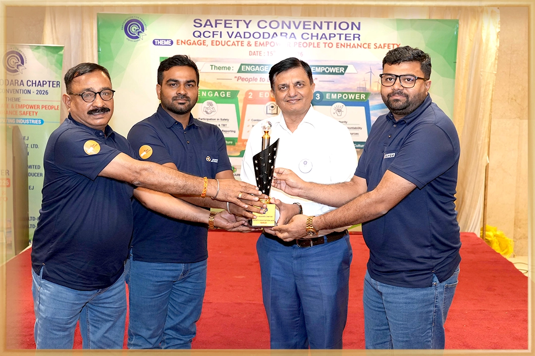 Jyoti CNC Wins Gold Medal at QCFI Safety Convention 2026